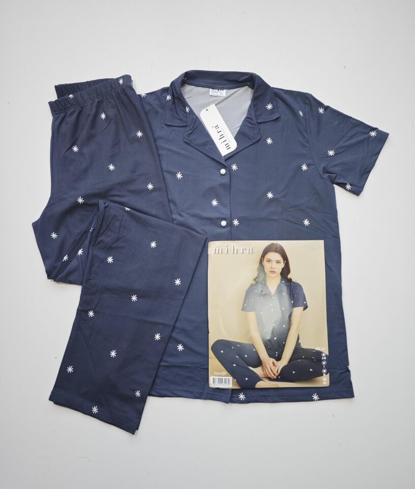 Mihra Kısa Kol Yazlık Kadın Pijama Takım