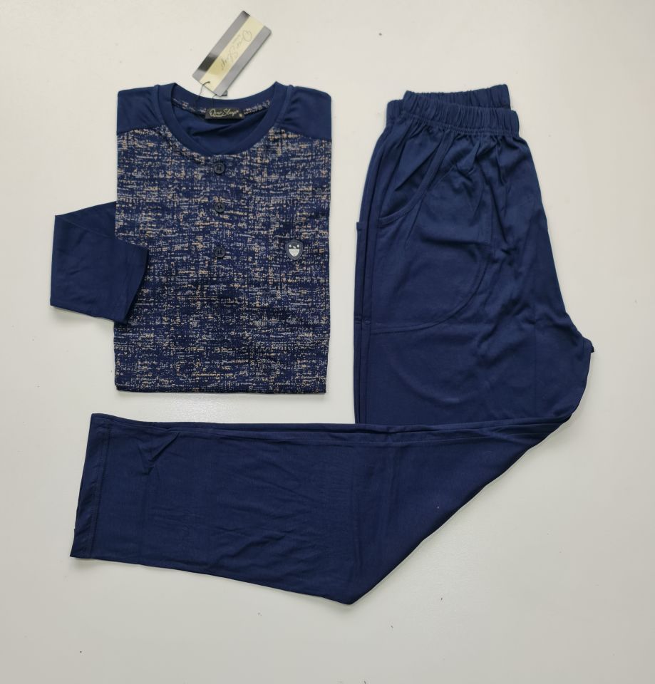 Over Sleep Uzun Kol Yazlık Erkek Pijama Takım