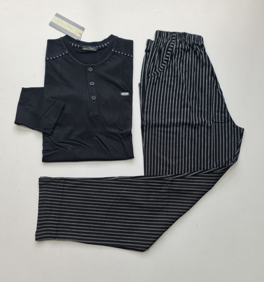 Over Sleep Uzun Kol Yazlık Erkek Pijama Takım
