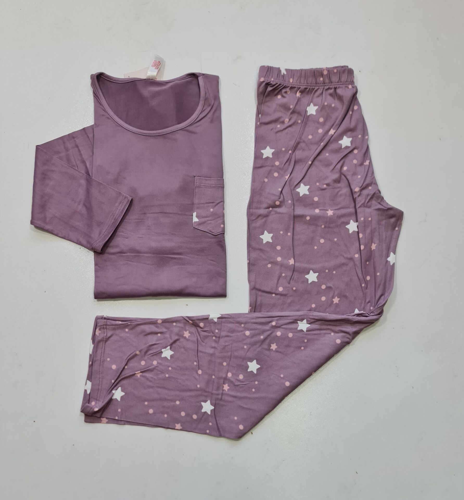 Pijamoni Uzun Kol Yazlık Kadın Pijama Takım