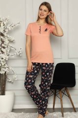 Alimer Kısa Kol Yazlık Kadın Pijama Takım
