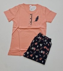 Alimer Kısa Kol Yazlık Kadın Pijama Takım