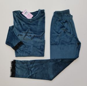 Mihra Kadın Kadife Pijama Takım