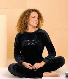 Mihra Kadın Kadife Pijama Takım