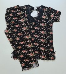 Angelina Kısa Kol Yazlık Kadın Kapri Pijama Takım