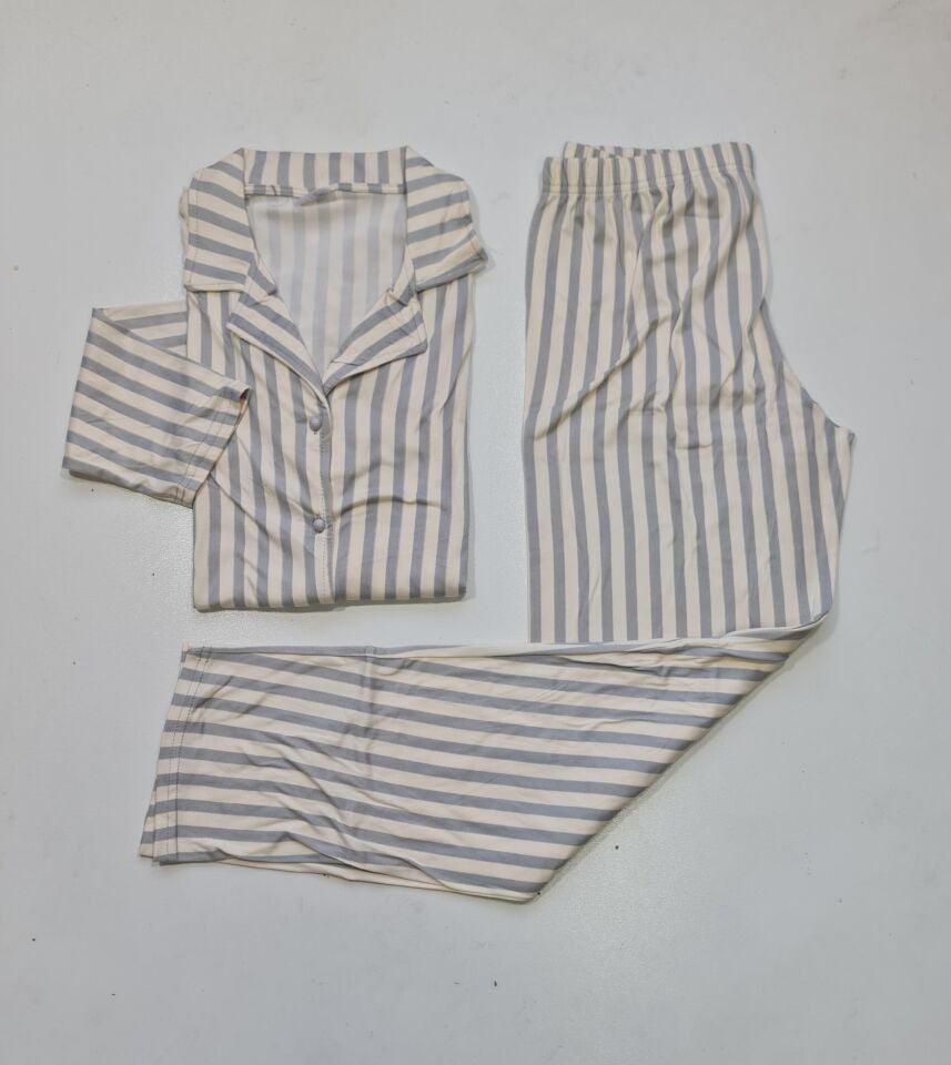 Mihra Uzun Kol Yazlık Kadın Pijama Takım