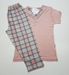 Angelina Kısa Kol Yazlık Kadın Kapri Pijama Takım