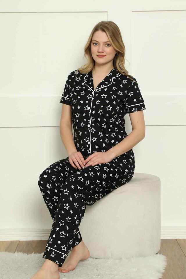 Alimer Kısa Kol Yazlık Kadın Pijama Takım