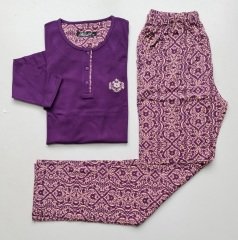 Alimer Uzun Kol Yazlık Kadın Pijama Takım