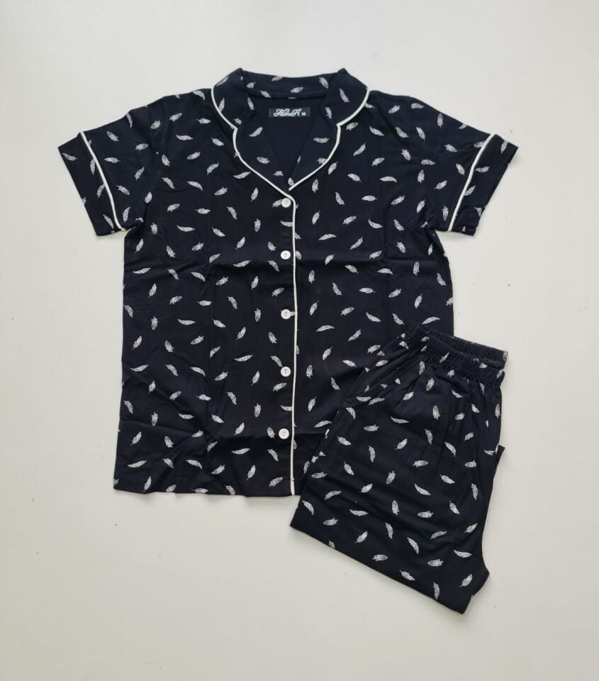 Alimer Kısa Kol Yazlık Kadın Pijama Takım