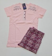 Alimer Kısa Kol Yazlık Kadın Pijama Takım
