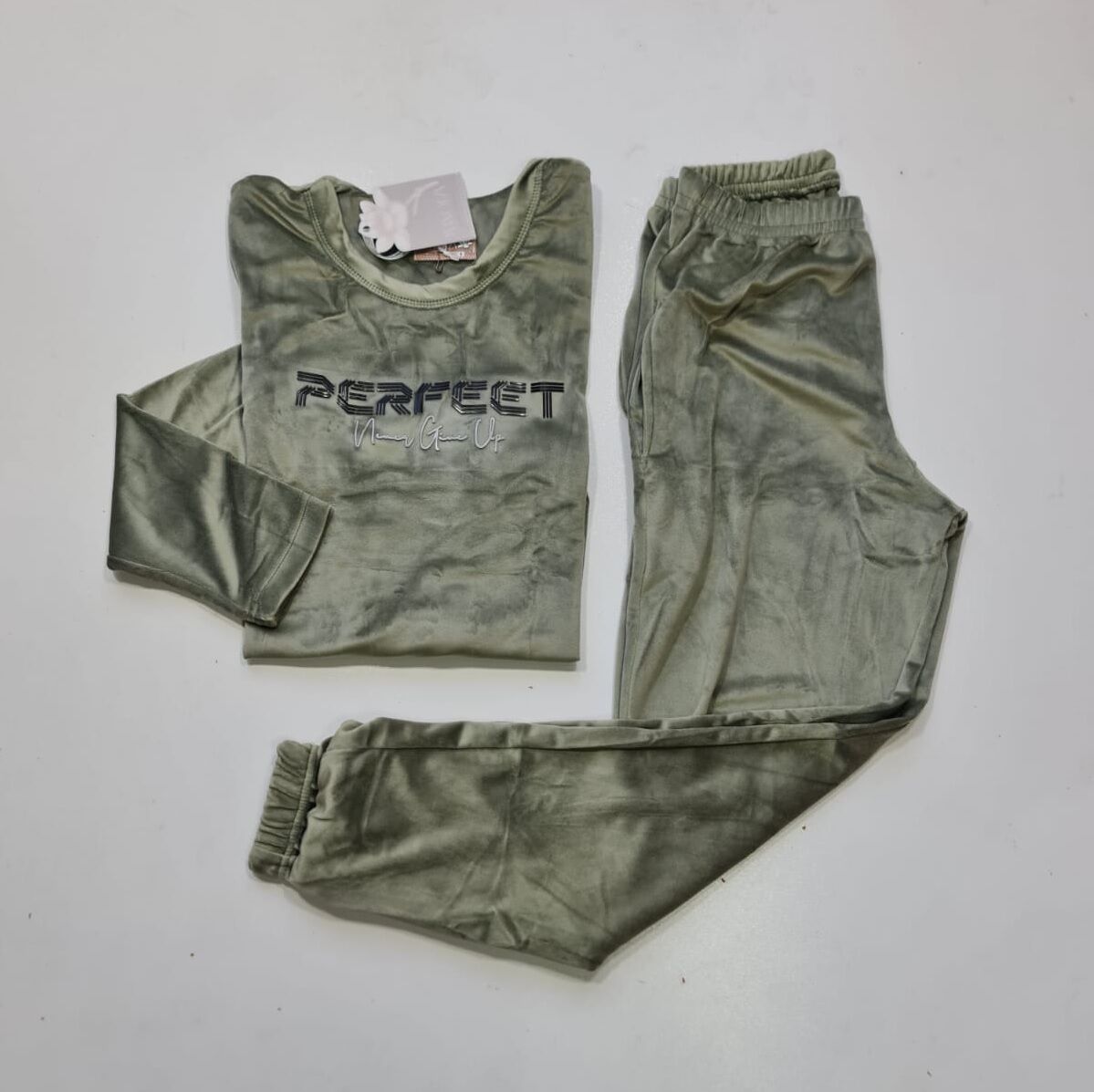 Manolya Kadın Kışlık Kadife Pijama Takım