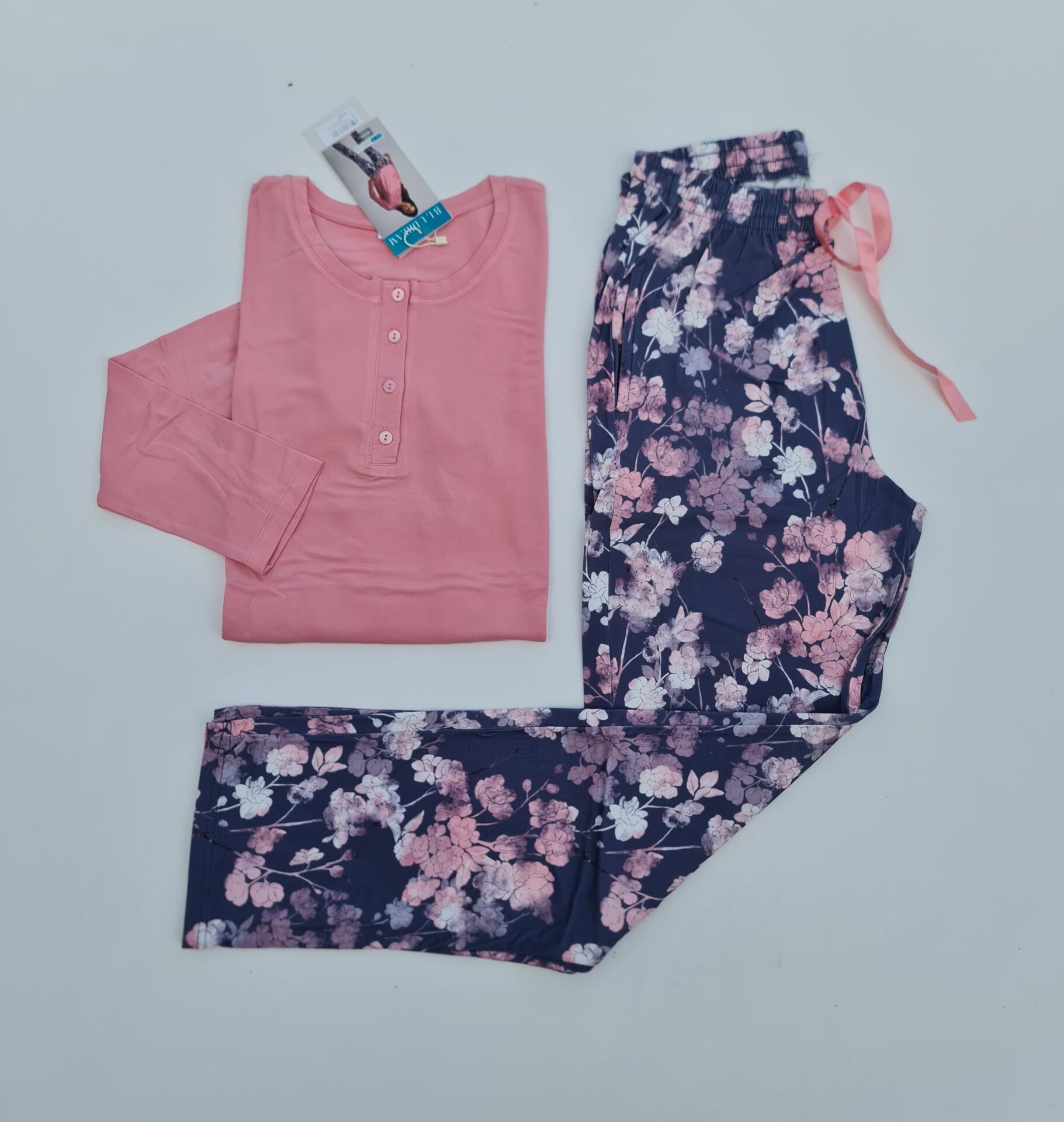 Blu Dream Uzun Kol Kışlık Kadın Pijama Takım