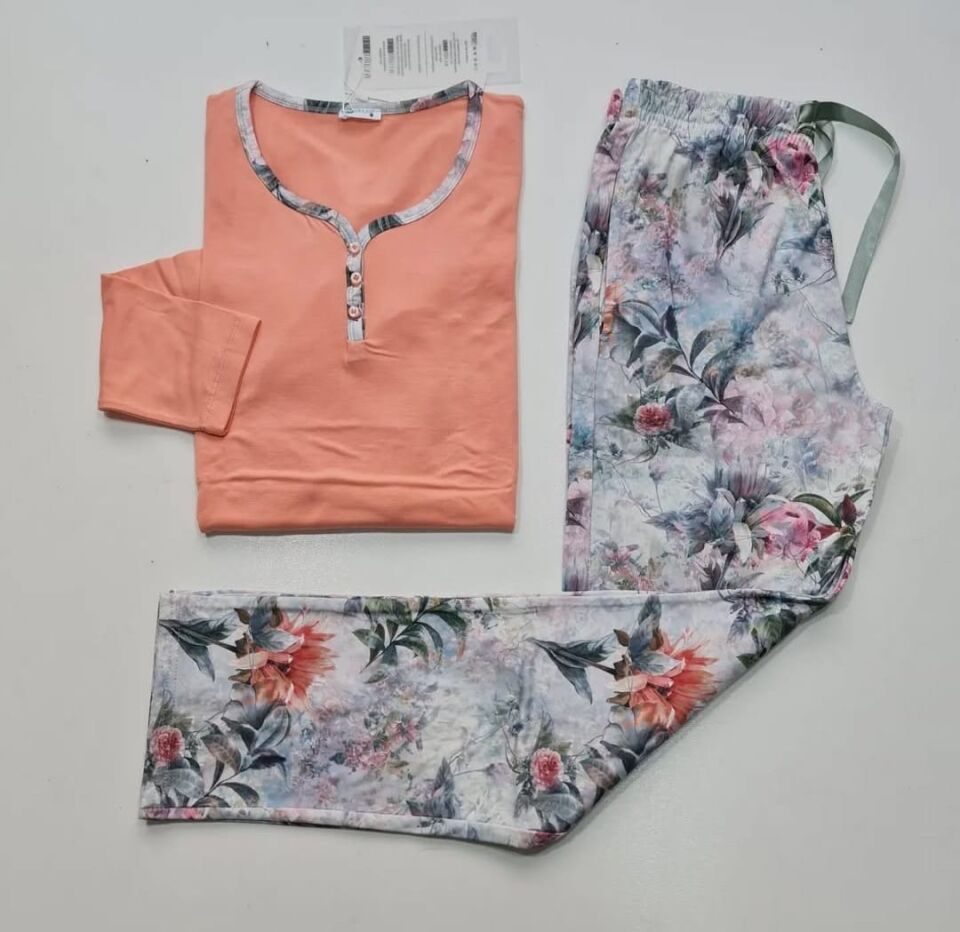 Blu Dream Uzun Kol Kışlık Kadın Pijama Takım