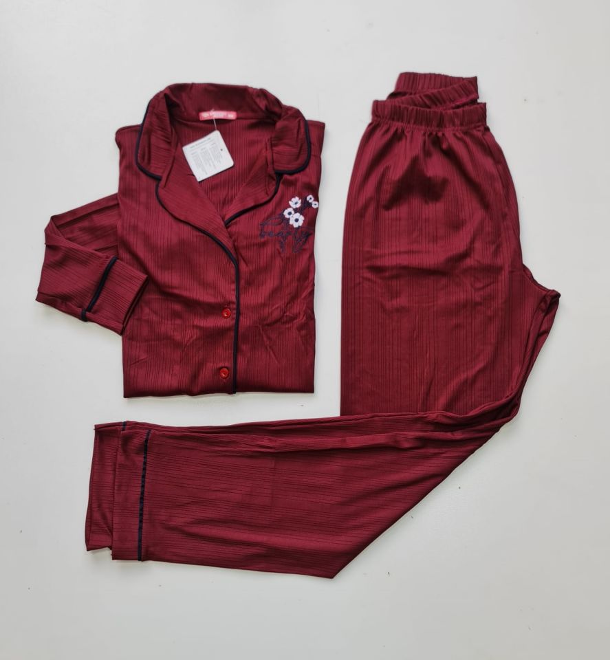 Senfoni Uzun Kol Yazlık Kadın Kaşkorse Pijama Takım