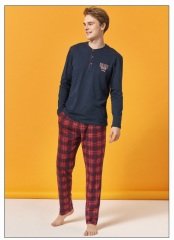 Over Sleep Uzun Kol Yazlık Erkek Pijama Takım