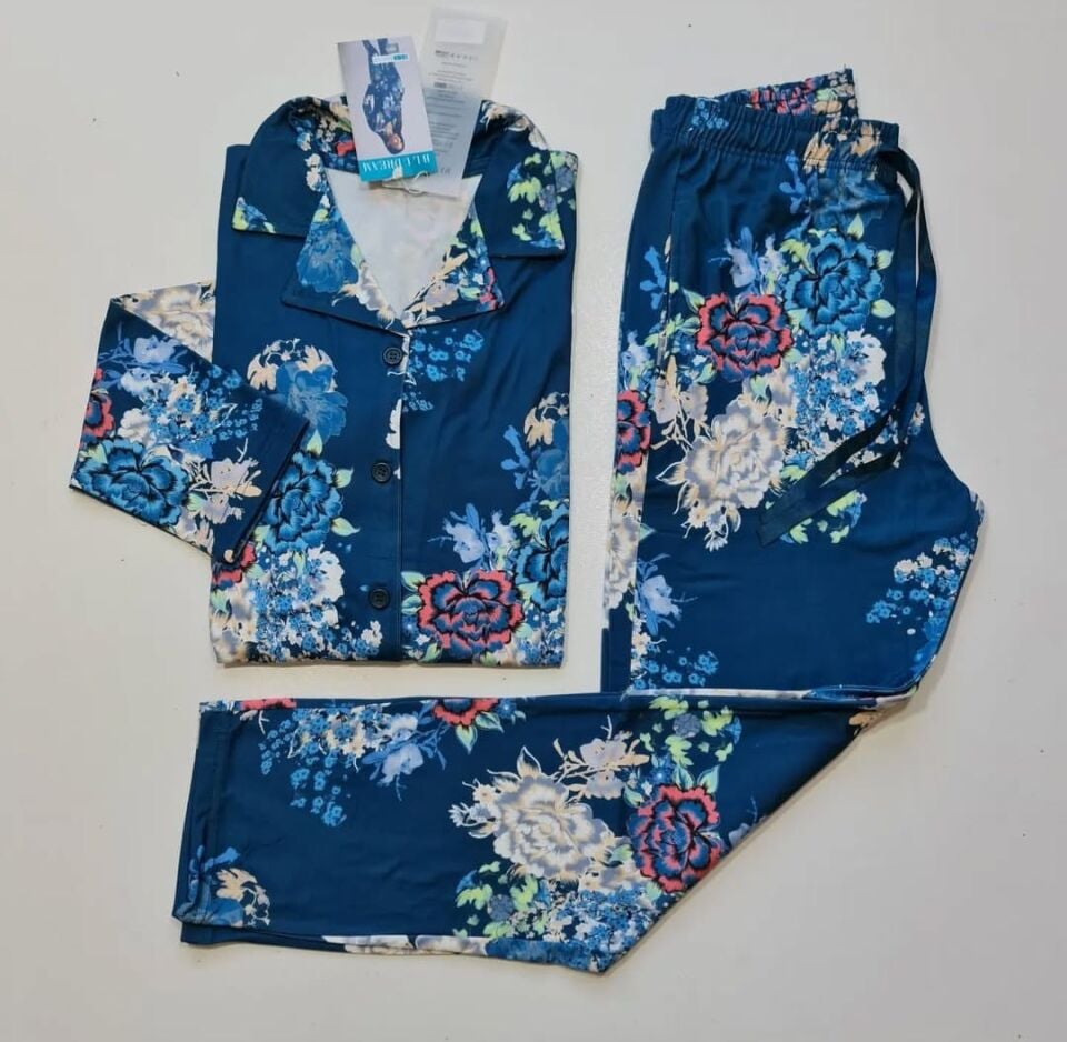 Blu Dream Uzun Kol Kışlık Kadın Pijama Takım