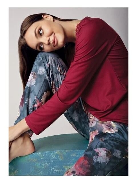 Blu Dream Uzun Kol Kışlık Kadın Pijama Takım