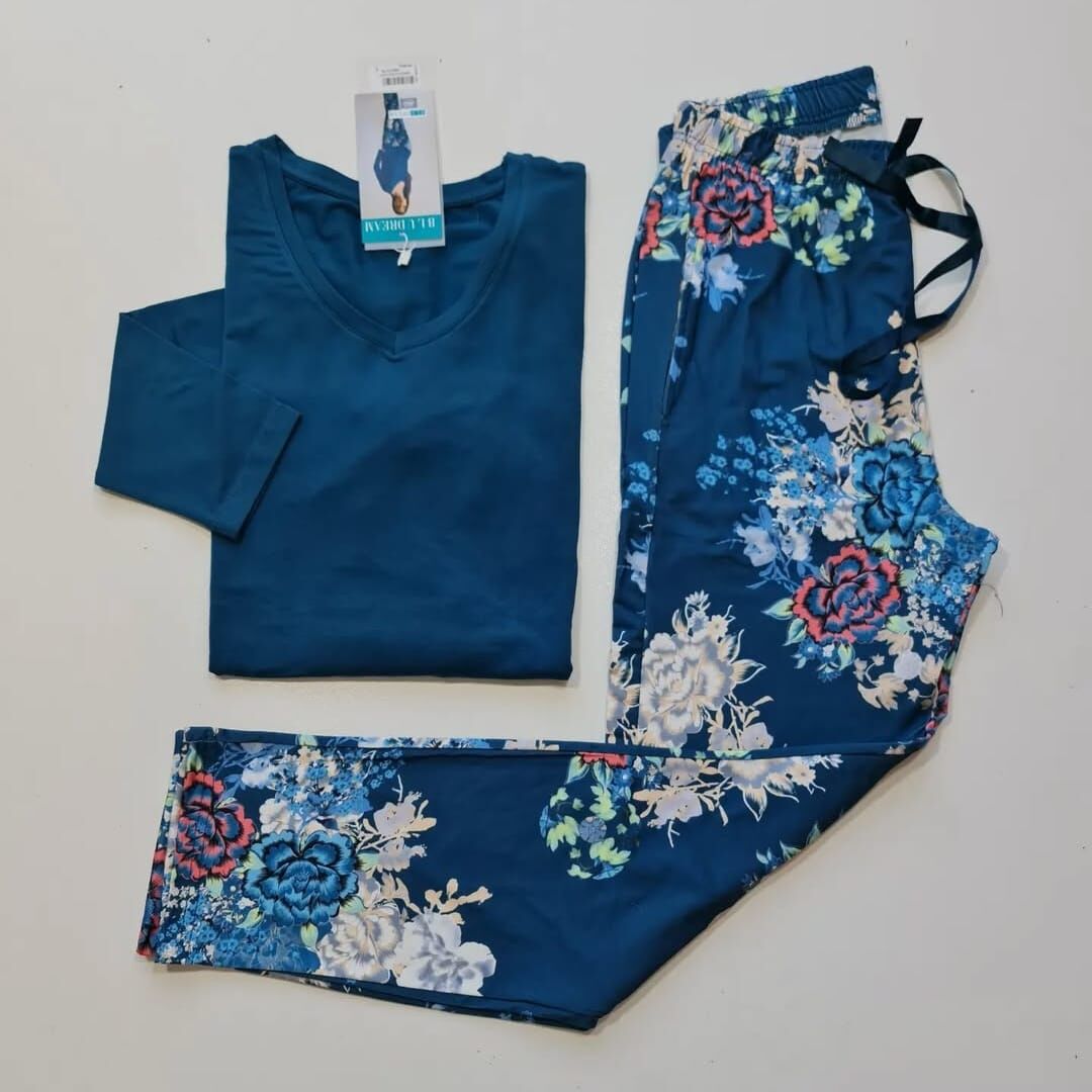 Blu Dream Uzun Kol Kışlık Kadın Pijama Takım