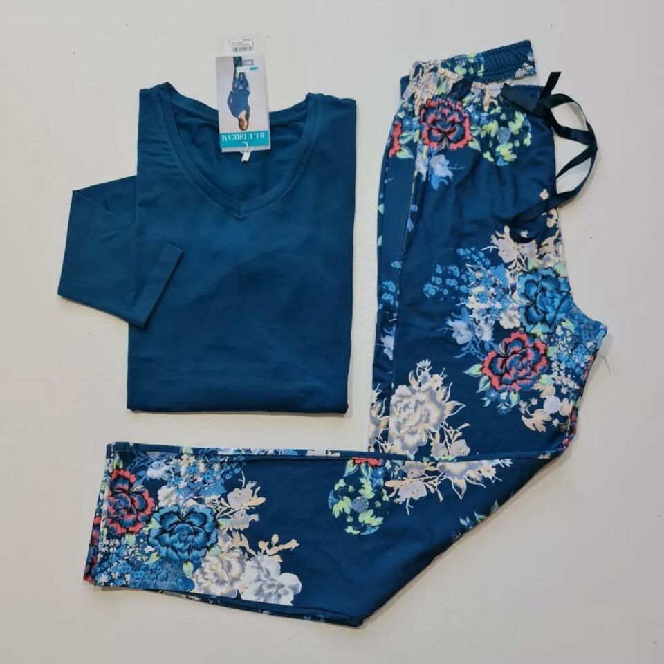 Blu Dream Uzun Kol Kışlık Kadın Pijama Takım