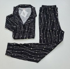 Pijamoni Uzun Kol Yazlık Kadın Pijama Takım