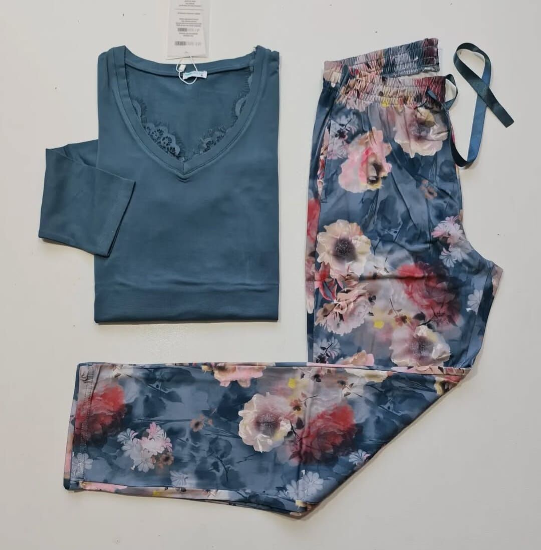 Blu Dream Uzun Kol Kışlık Kadın Pijama Takım