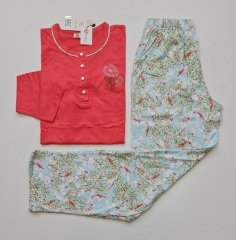 Over Sleep Uzun Kol Yazlık Kadın Pijama Takım