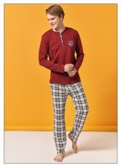 Over Sleep Uzun Kol Yazlık Erkek Pijama Takım