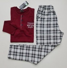 Over Sleep Uzun Kol Yazlık Erkek Pijama Takım