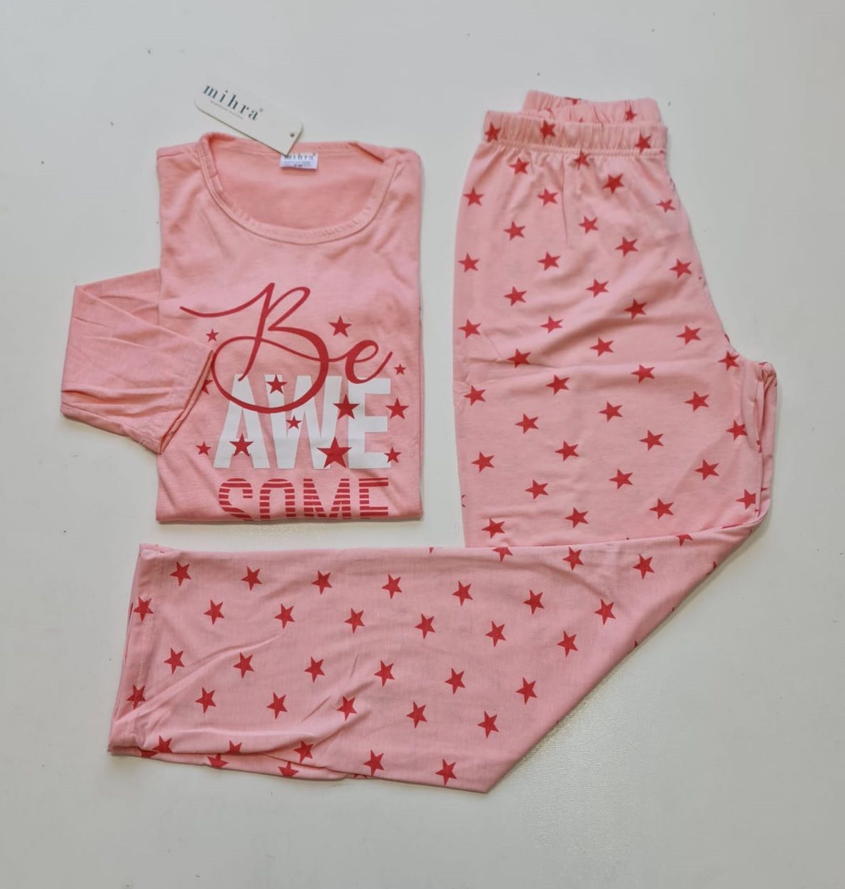 Mihra Uzun Kol Yazlık Kadın Pijama Takım
