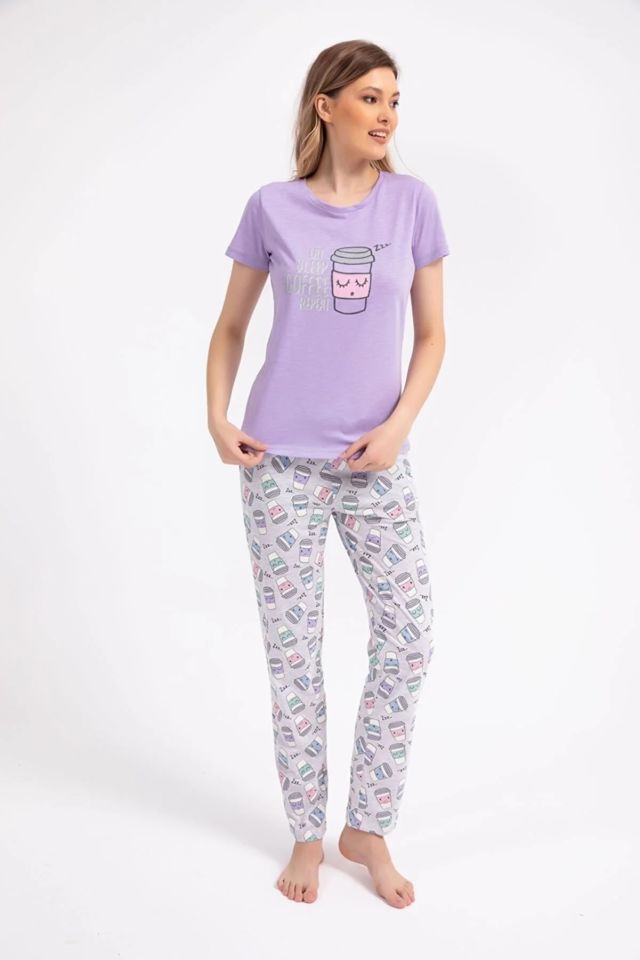 Arnetta Kısa Kol Yazlık Kadın Pijama Takım