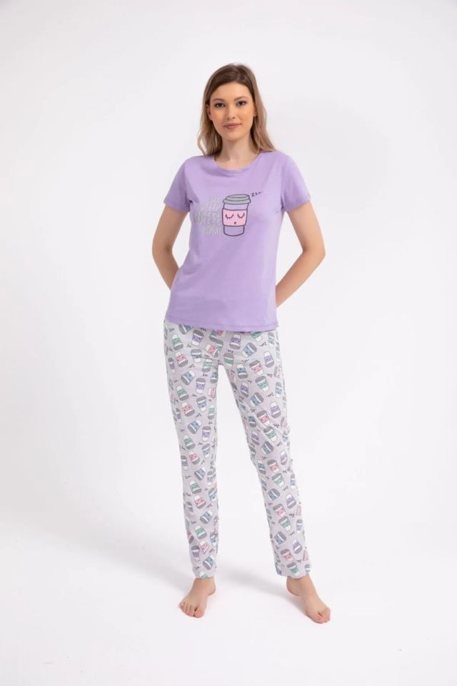 Arnetta Kısa Kol Yazlık Kadın Pijama Takım