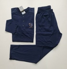 Over Sleep Uzun Kol Yazlık Erkek Pijama Takım