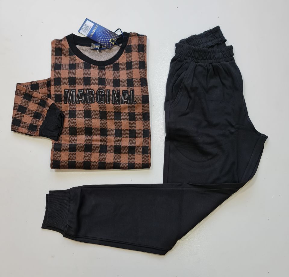 Poleren Uzun Kol Kışlık Erkek Pijama Takım