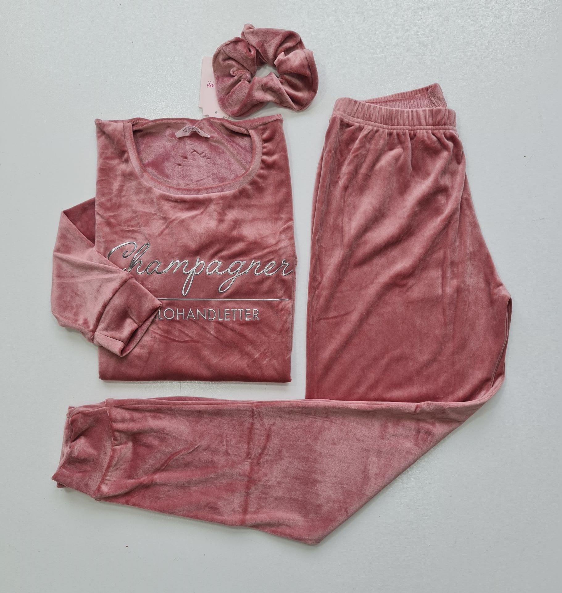 Pijamoni Kadın Kadife Pijama Takım