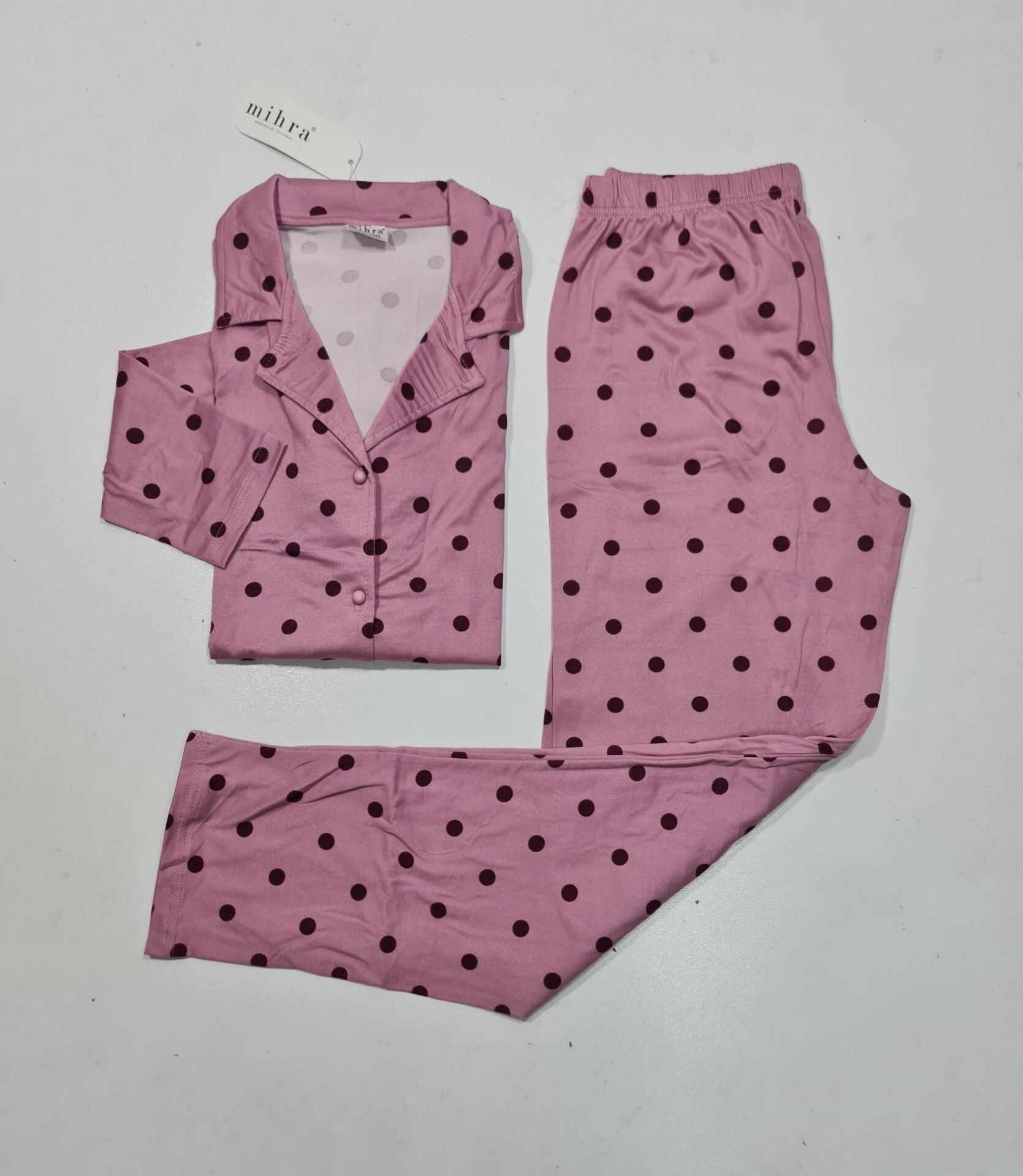 Mihra Uzun Kol Yazlık Kadın Pijama Takım