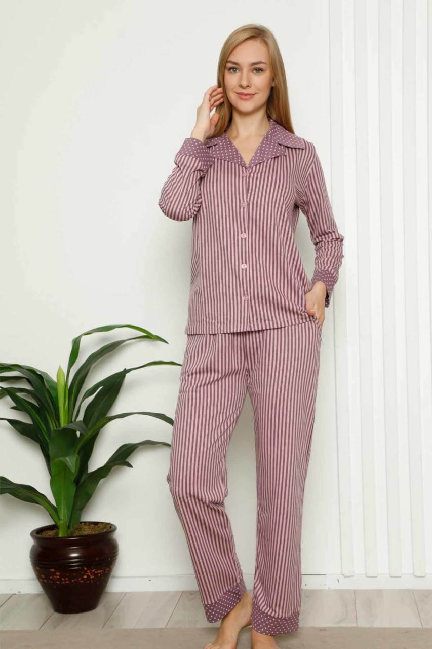 Alimer Uzun Kol Yazlık Kadın Pijama Takım