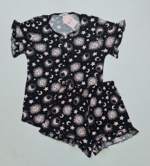 Pijamoni Yazlık Kadın Şortlu Pijama Takım