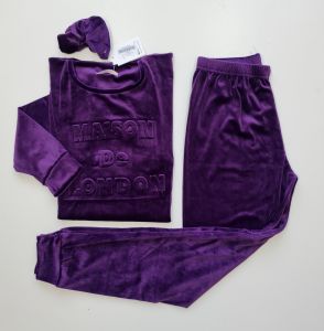 Pijamoni Kadın Kadife Pijama Takım