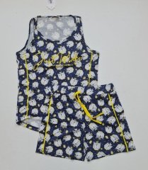 Pijamoni Yazlık Kadın Şortlu Pijama Takım