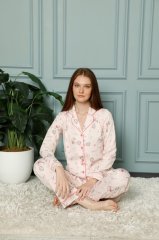 Alimer Uzun Kol Yazlık Kadın Pijama Takım