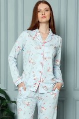 Alimer Uzun Kol Yazlık Kadın Pijama Takım