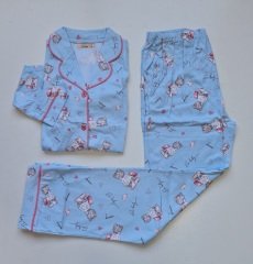 Alimer Uzun Kol Yazlık Kadın Pijama Takım
