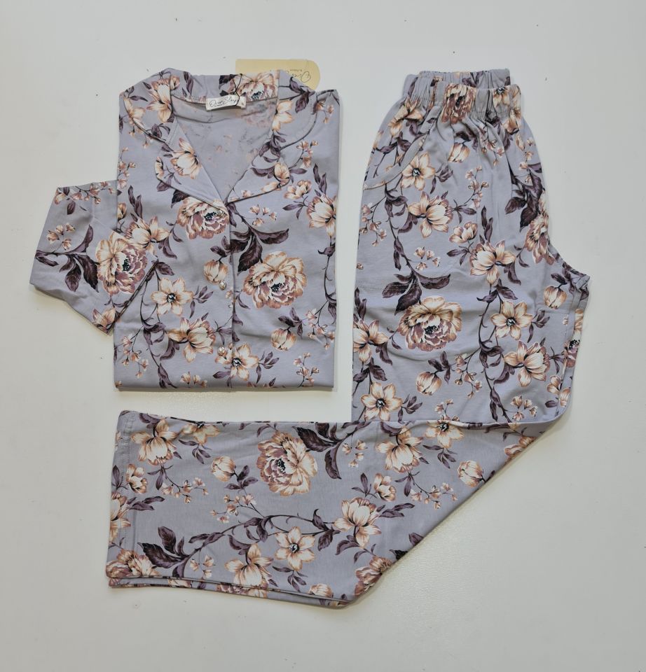 Over Sleep Uzun Kol Mevsimlik Kadın Pijama Takım