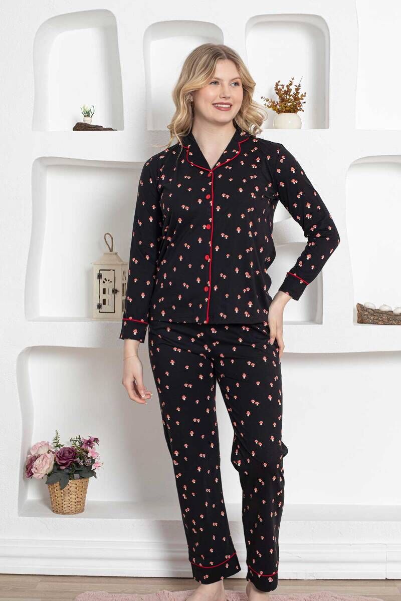 Alimer Uzun Kol Yazlık Kadın Pijama Takım