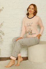 Alimer Uzun Kol Yazlık Kadın Pijama Takım