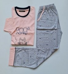 Alimer Uzun Kol Yazlık Kadın Pijama Takım