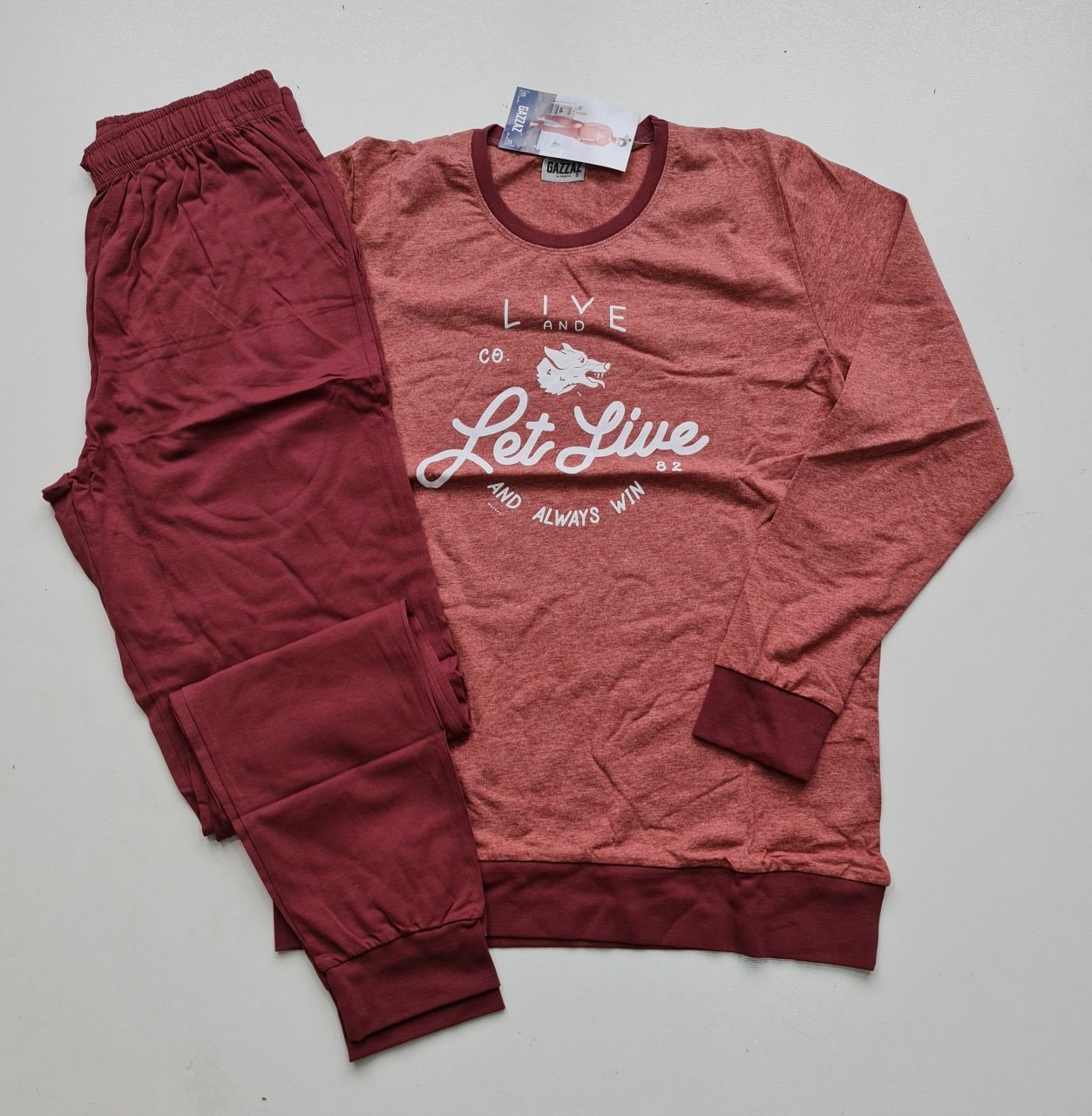 Gazzaz Uzun Kol Yazlık Erkek Pijama Takım