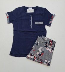 Alperi Kısa Kol Yazlık Kadın Pijama Takım