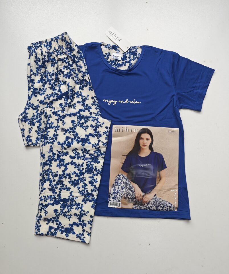Mihra Kısa Kol Yazlık Kadın Pijama Takım